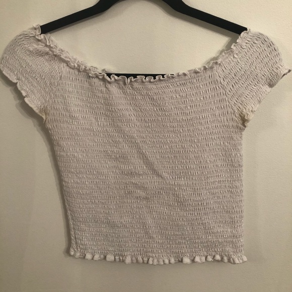 Brandy Melville white off the shoulder top 💞 - Picture 2 of 2